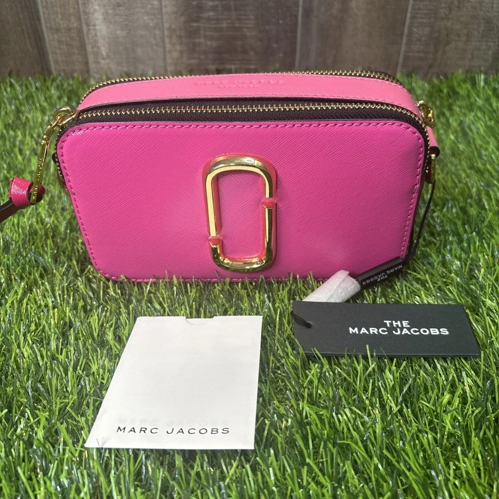 Marc Jacobs Snapshot Crossbody Bag‎ Trixie Multi Pink NWT  (No Strap)
